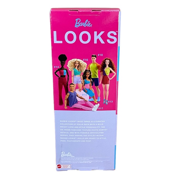 BARBIE Signature Looks Model # 14 Doll AA Elle Made to Move MTM NEW NIB HJW81 - Picture 3 of 6